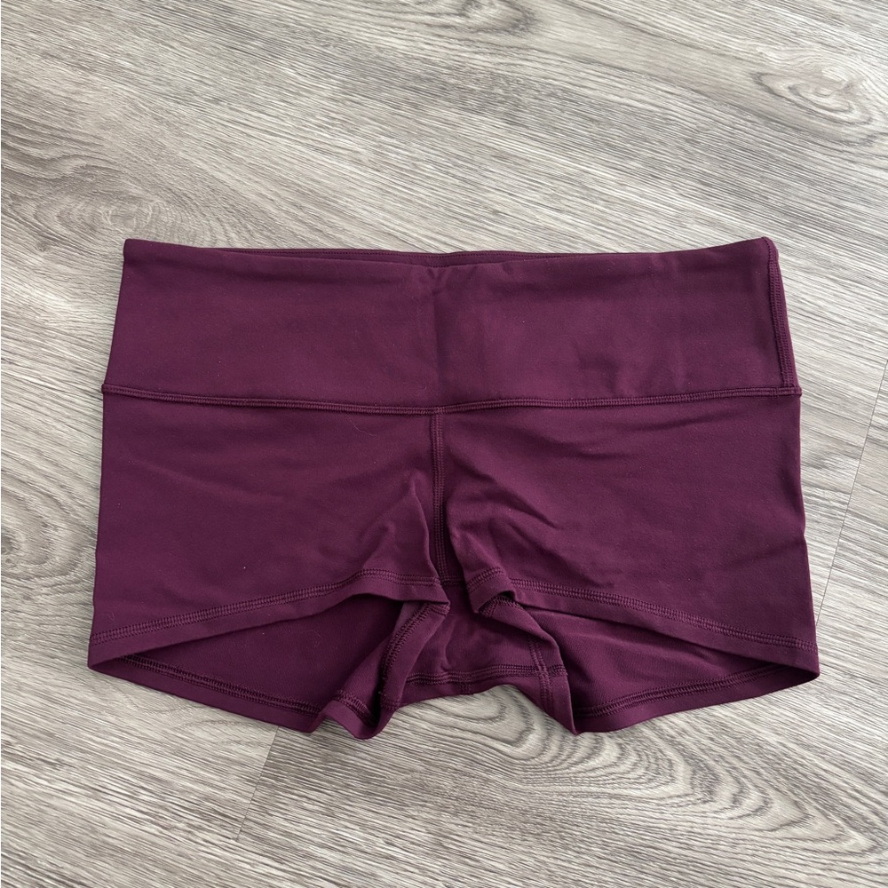 Lululemon Boogie Short - Luon Size 8 Maroon
